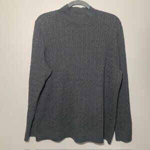 Talbots Women's Plus Size Preppy Classic Chunky Cable Knit Pullover Sweater - 3X